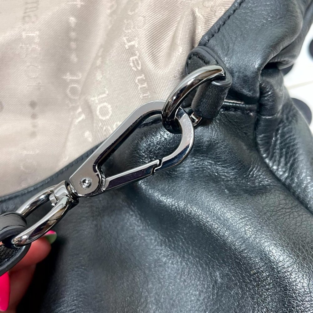 Margot New York Robbie Leather Foldover Crossbody Leather Bag - Picture 15 of 16